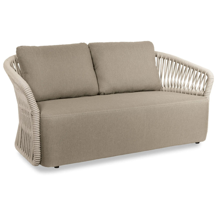 Thoma Outdoor Garden Balcony Sofa Set 2 Seater , 2 Single Seater 1 Center Table Set, Braid & Rope