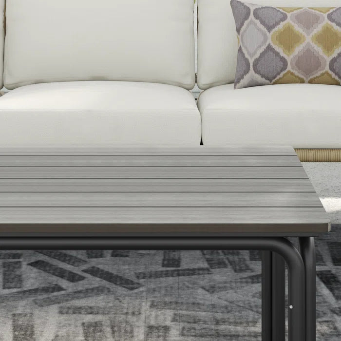 Kylie Outdoor Sofa Set 3 Seater , 2 Single seater and 1 Center Table Braided & Rope(Tan)