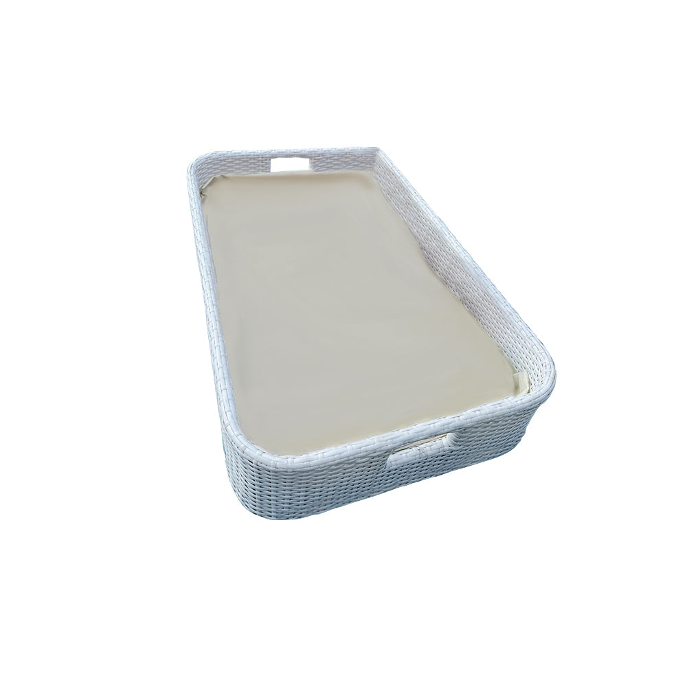 Rocío Luxury Floating Serving Tray For Swimming Pool - White( Rectangle )