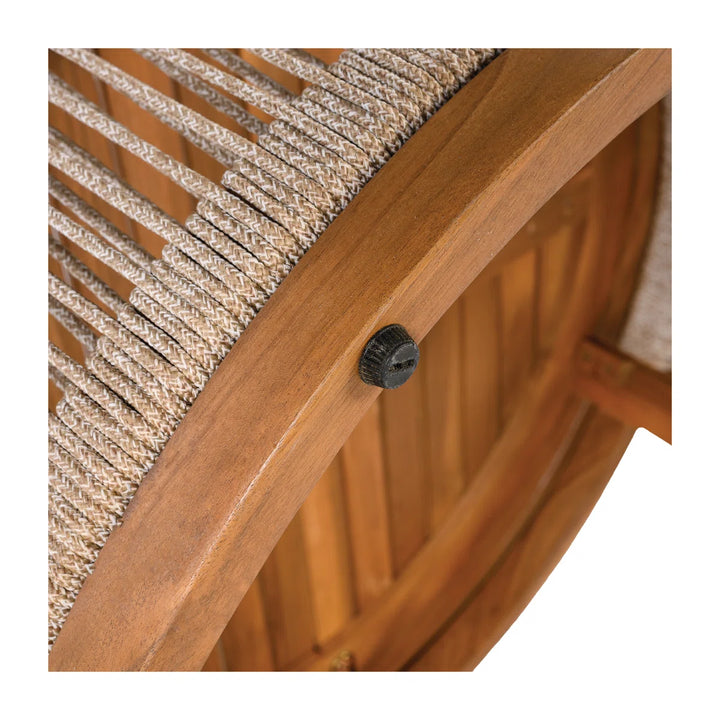 Exano Outdoor Sofa Set 2 Seater, 2 Single seater and 1 Center Table Braided & Rope