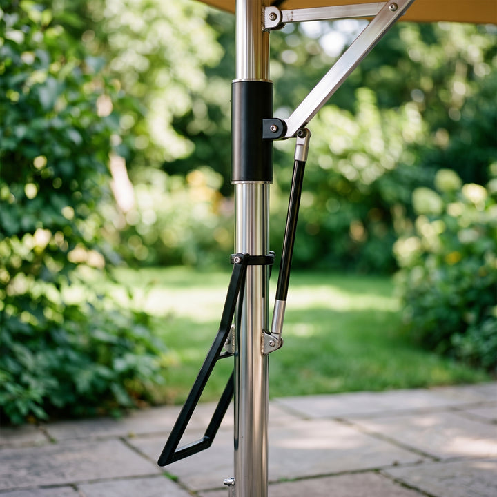 Spina Luxury Side Pole Garden Umbrella With Stand