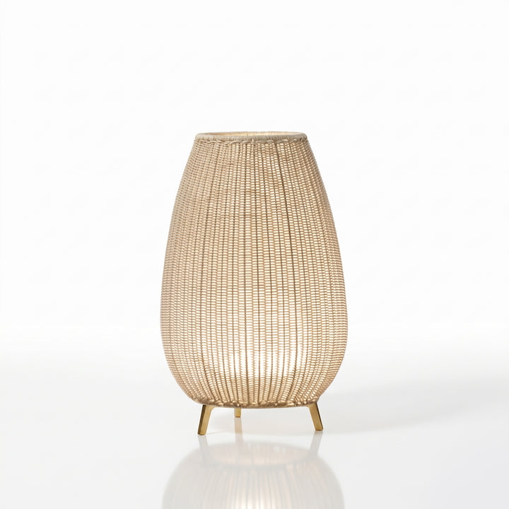 Fabel Outdoor Wicker Floor Lamp