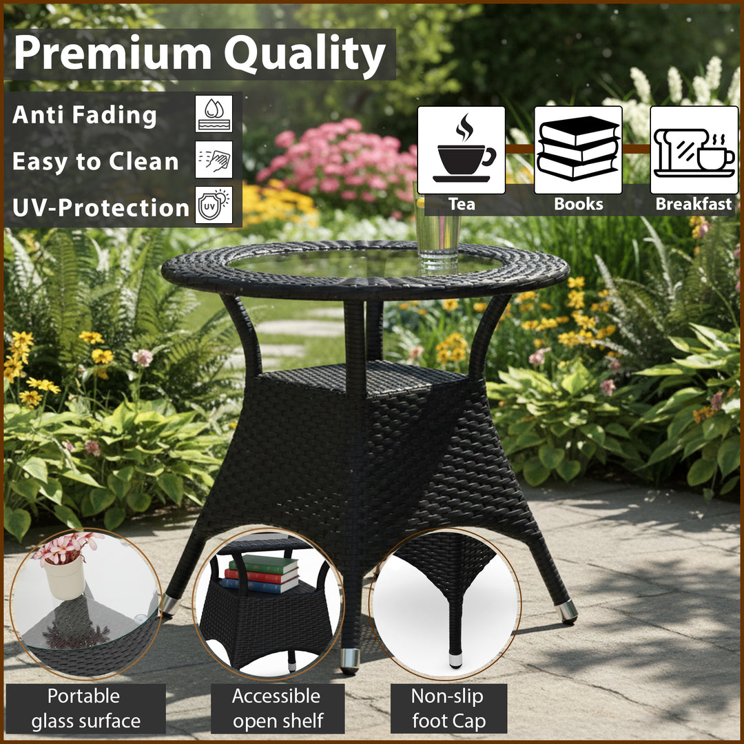 Boss Outdoor Patio Seating Set 4 Chairs and 1 Table Set