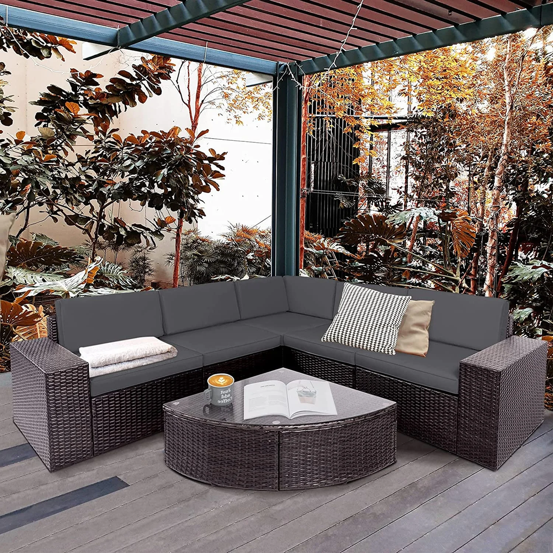 Dreamline Outdoor Garden Balcony Sofa Set Seater and Center