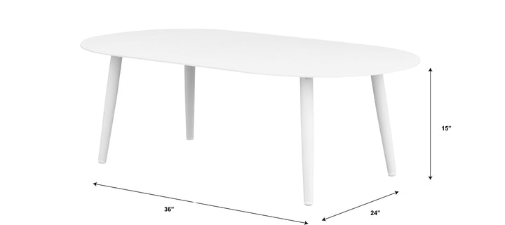Pozen Outdoor Garden Balcony Sofa Set  2 Seater, 2 Single seater and 1 Center Table Set, Braid & Rope (White)