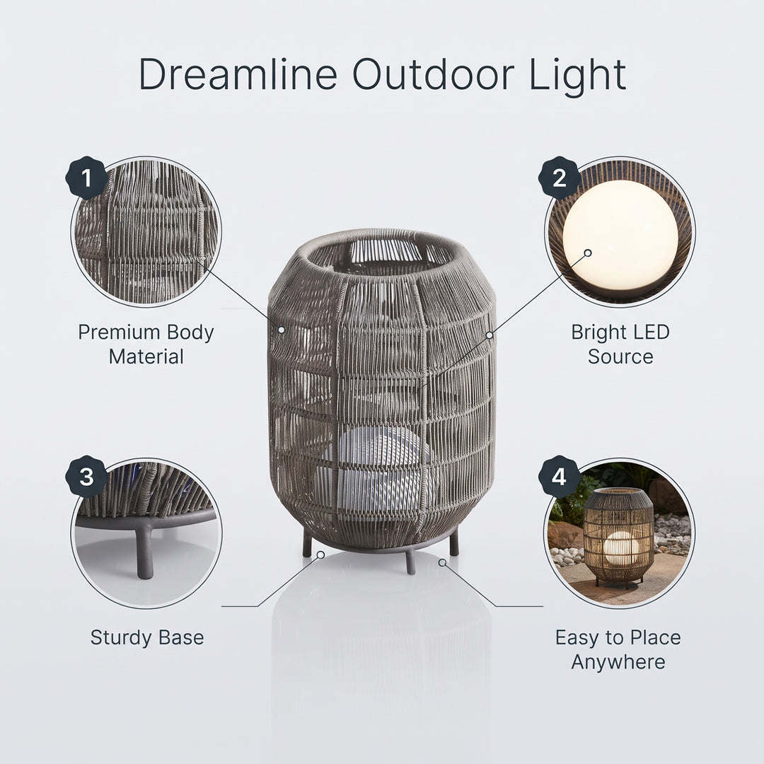 Frei Outdoor Rope Floor Lamp