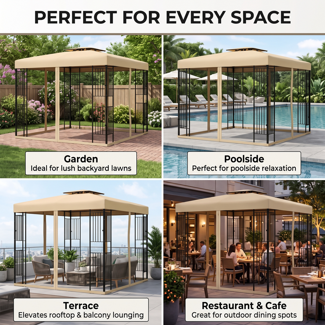 Alma Outdoor Gazebo For Garden,Terrace