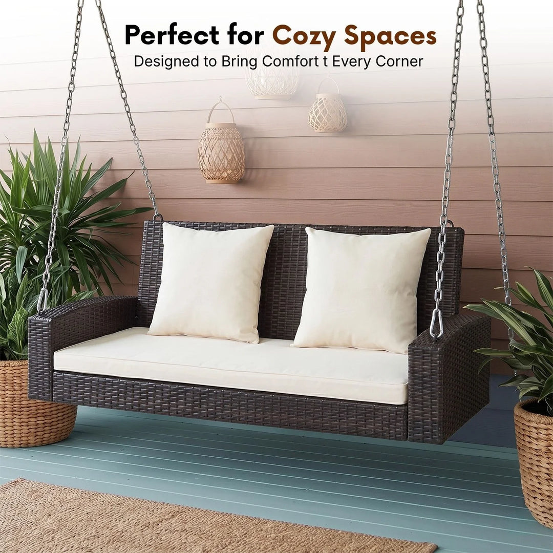 Conti Double Seater Hanging Swing Without Stand For Balcony , Garden Swing