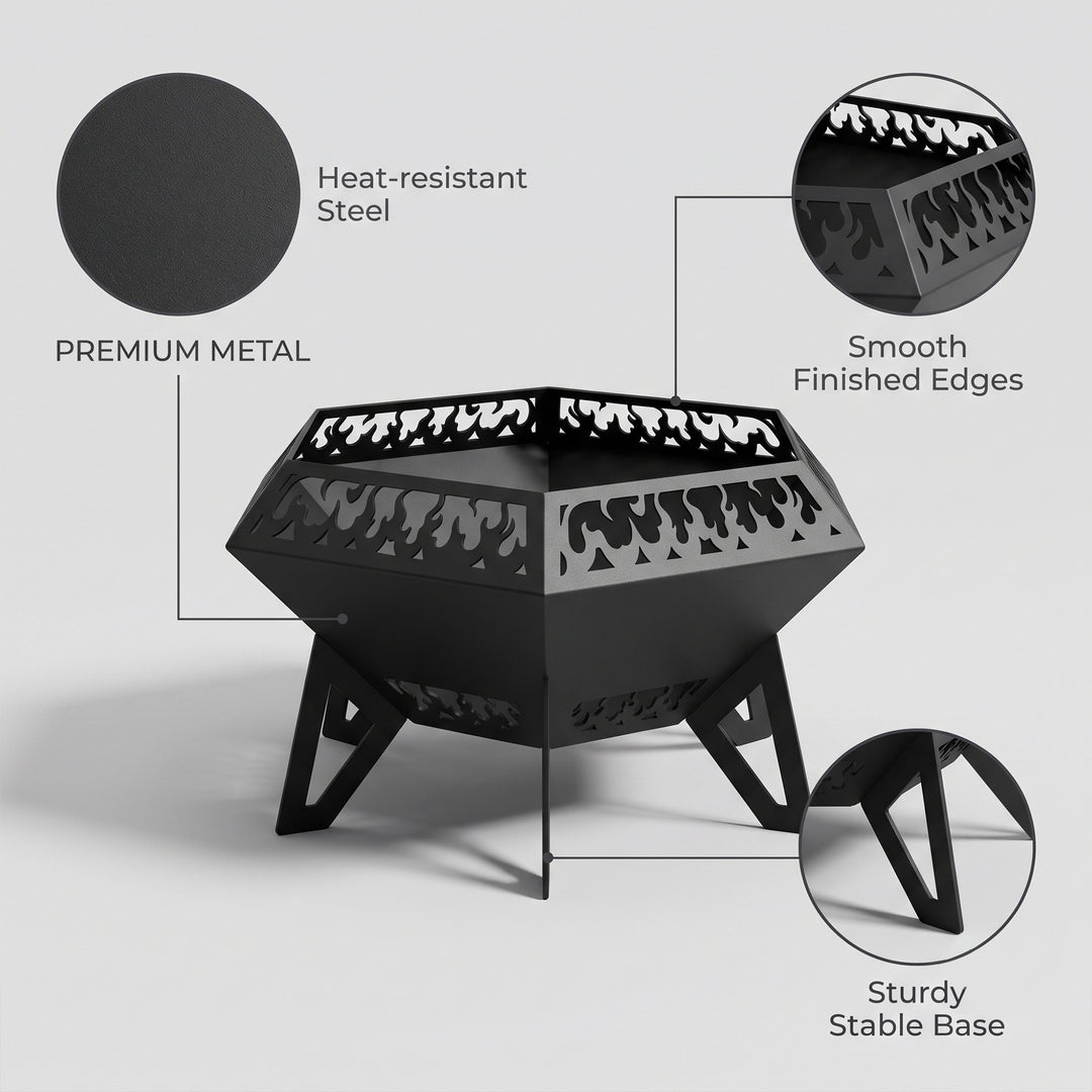 Diamond Outdoor Fire Pits