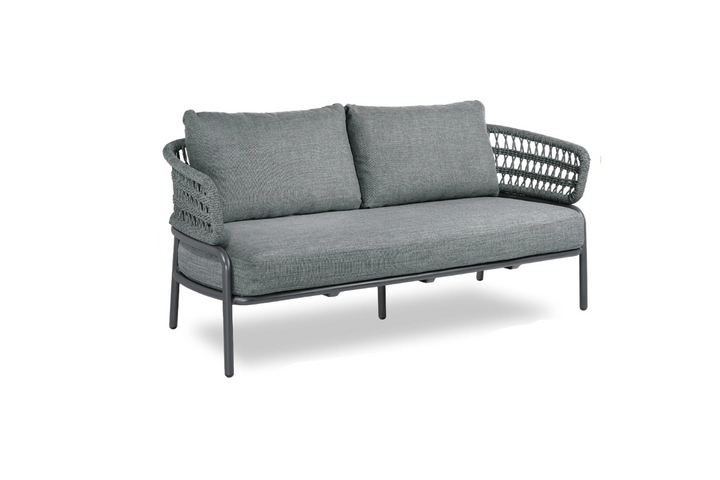 Hauwa Outdoor Garden Balcony Sofa Set 2 Seater , 2 Single Seater 1 Center Table Set Braid & Rope