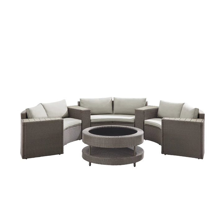 Vimi Outdoor Patio Sofa Set 6 seater and 1 Center Table
