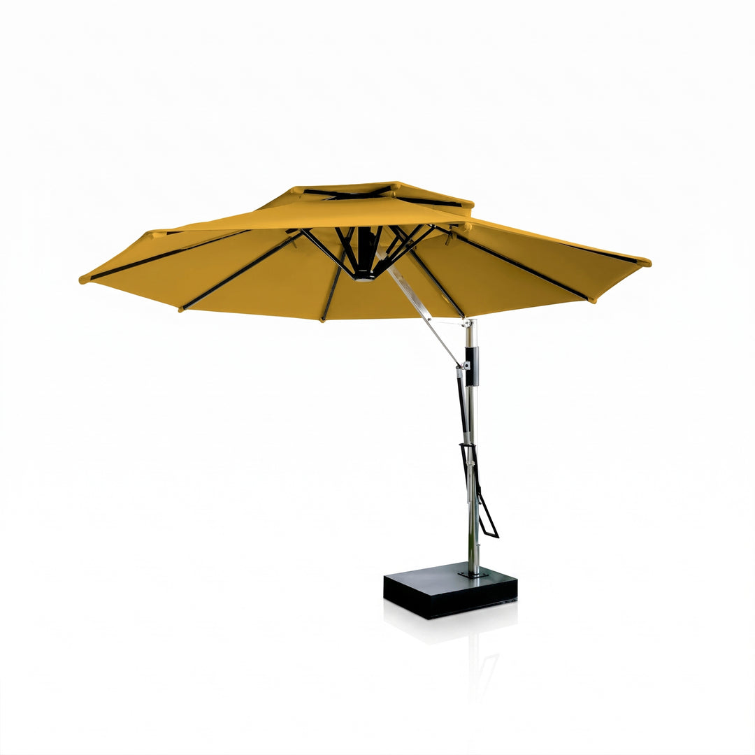 Spina Luxury Side Pole Garden Umbrella With Stand