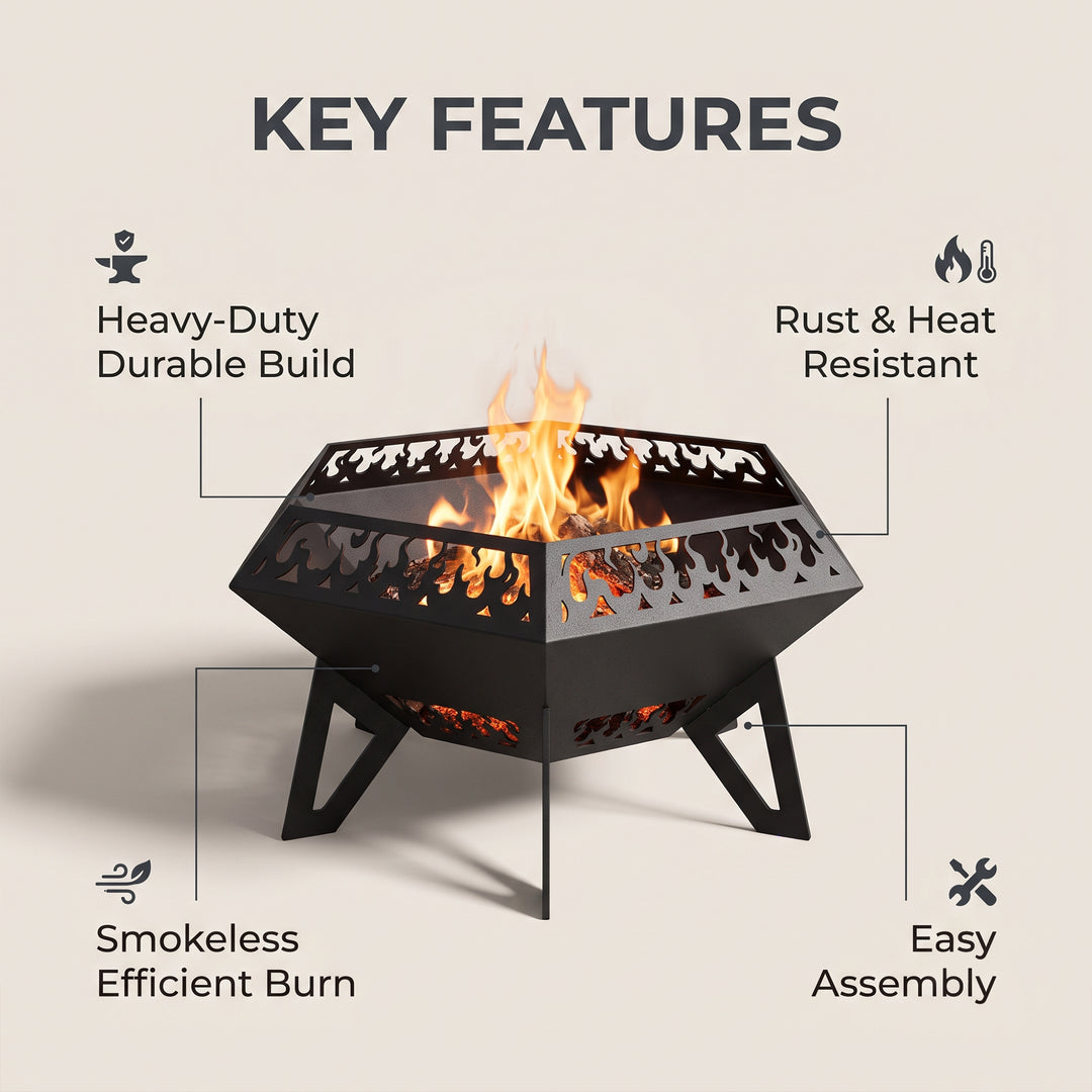 Diamond Outdoor Fire Pits