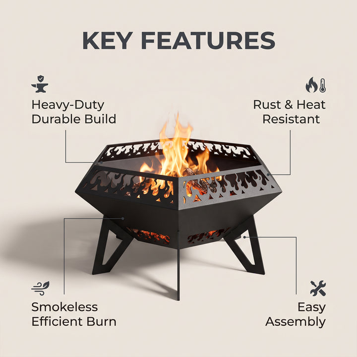 Diamond Outdoor Fire Pits