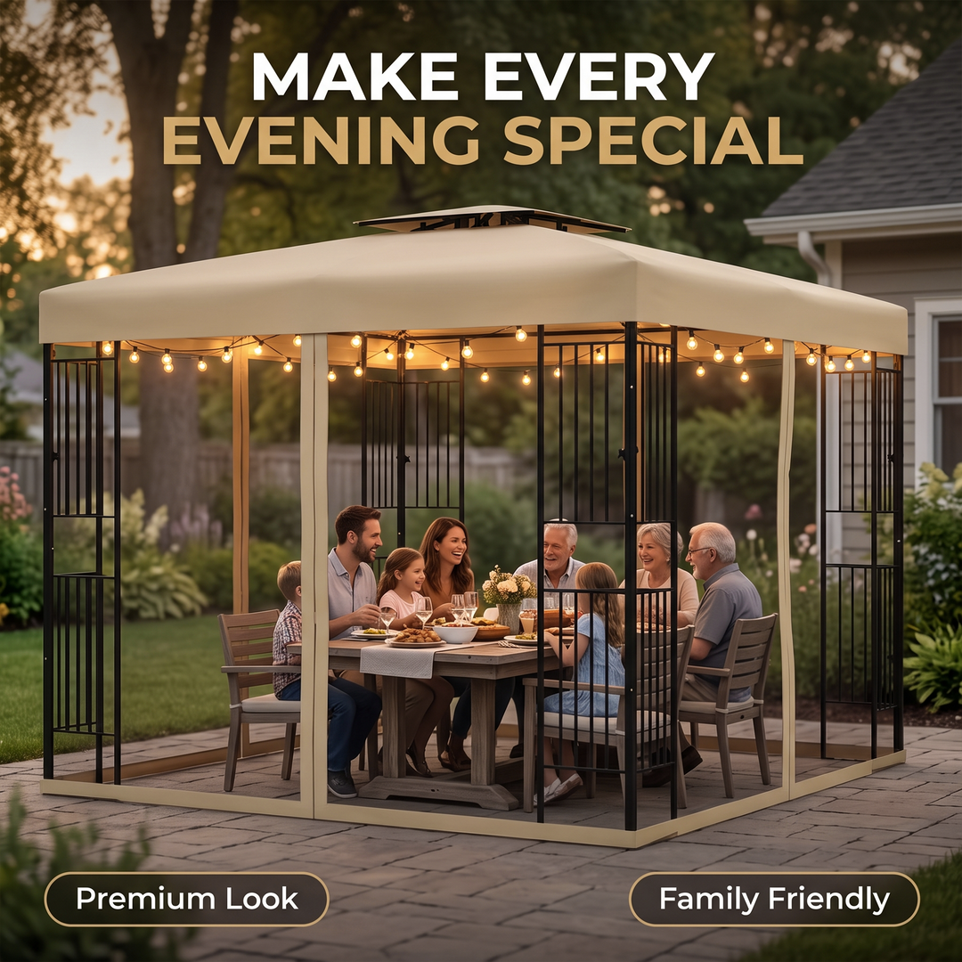 Alma Outdoor Gazebo For Garden,Terrace