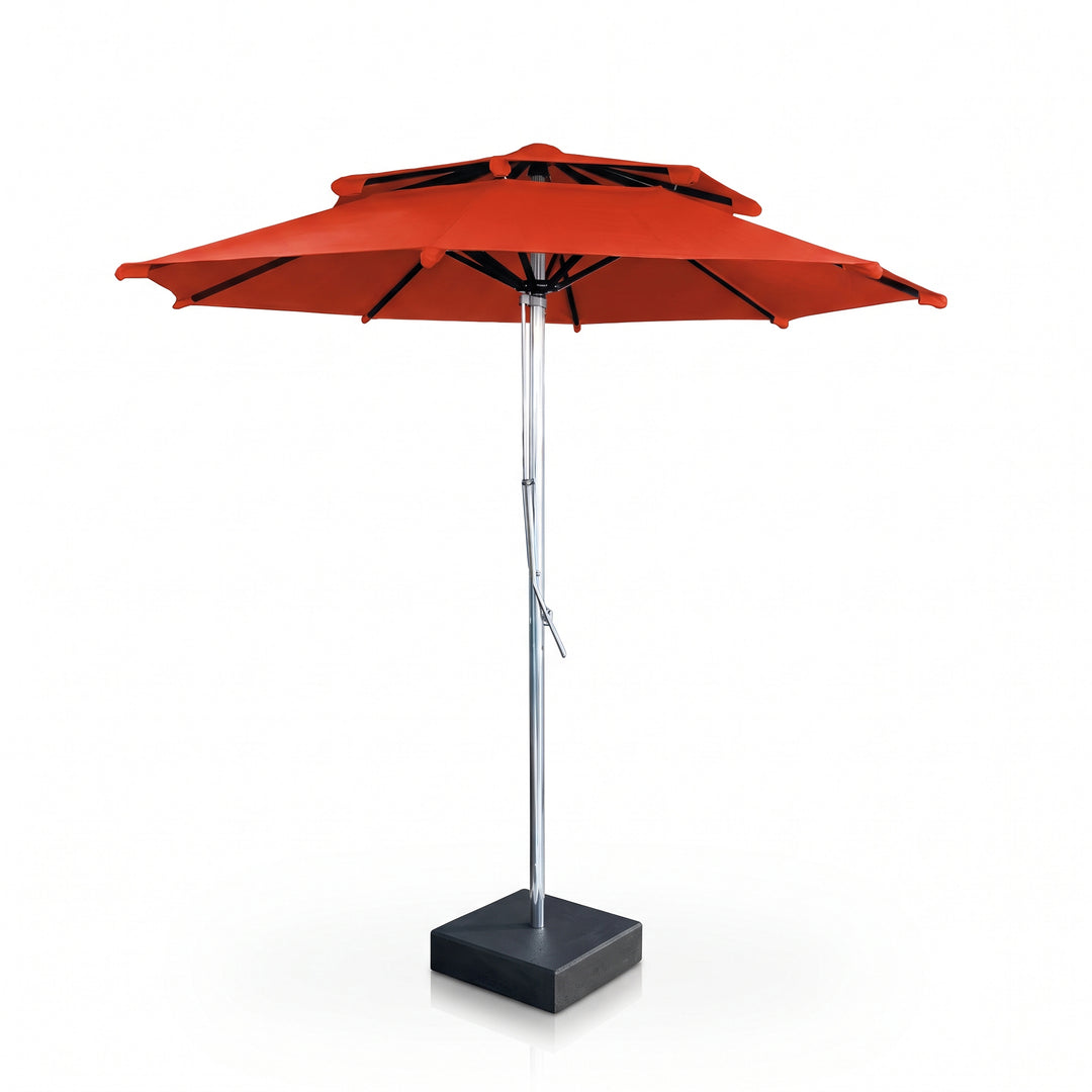 Grazia Luxury Centre Pole Garden Umbrella With Stand
