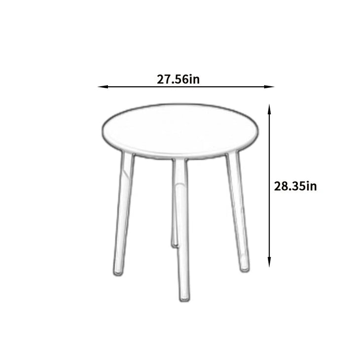 Ayla Outdoor Patio Seating Set 2 Chairs and 1 Table Set (Beige)