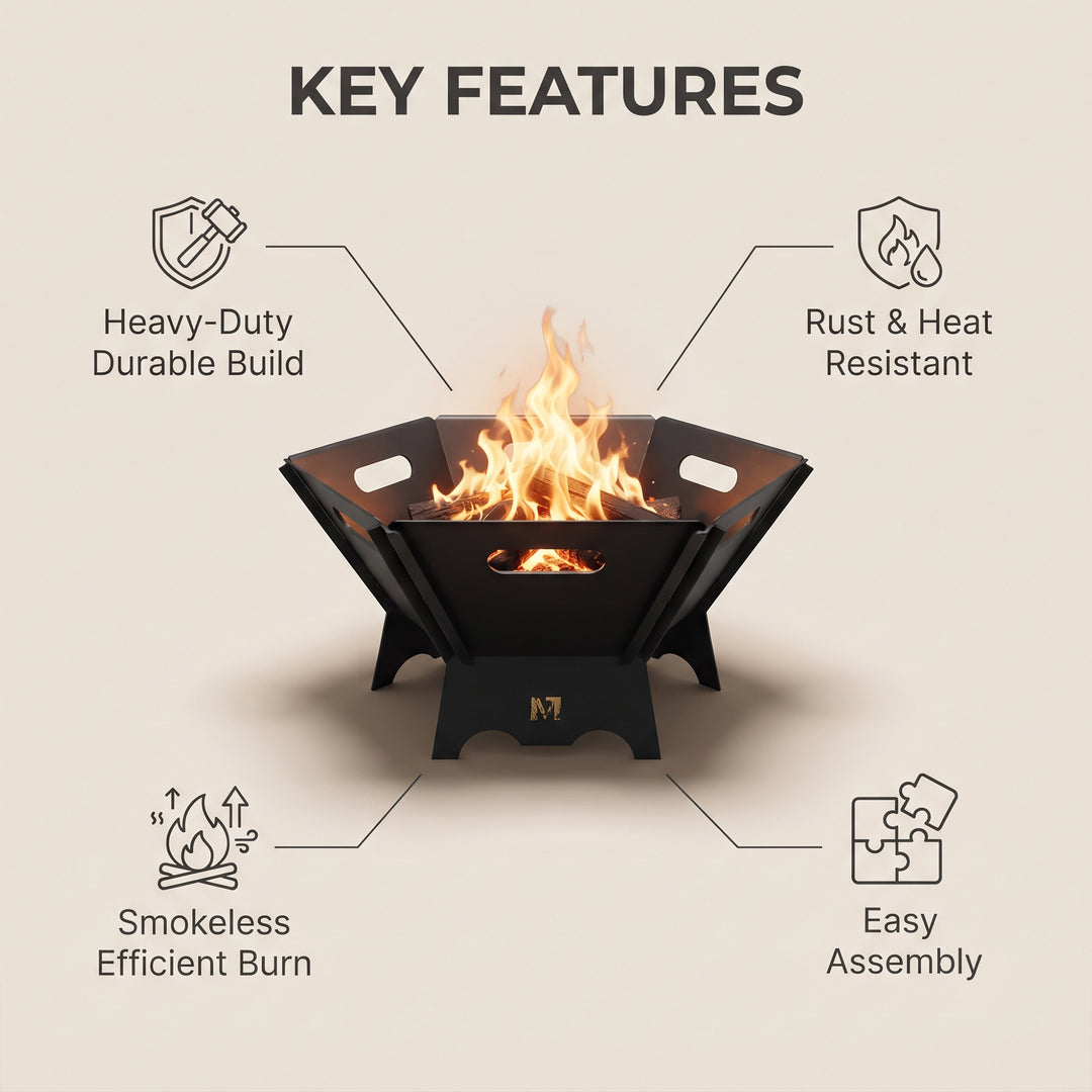 Hexa Outdoor Fire Pits