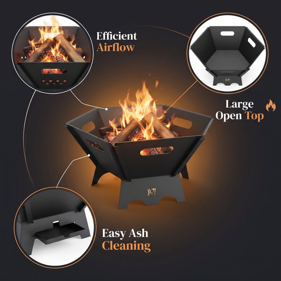 Hexa Outdoor Fire Pits