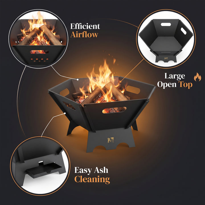 Hexa Outdoor Fire Pits