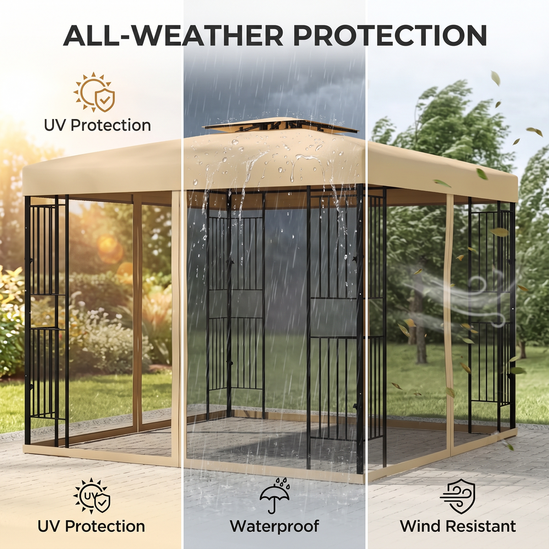 Alma Outdoor Gazebo For Garden,Terrace