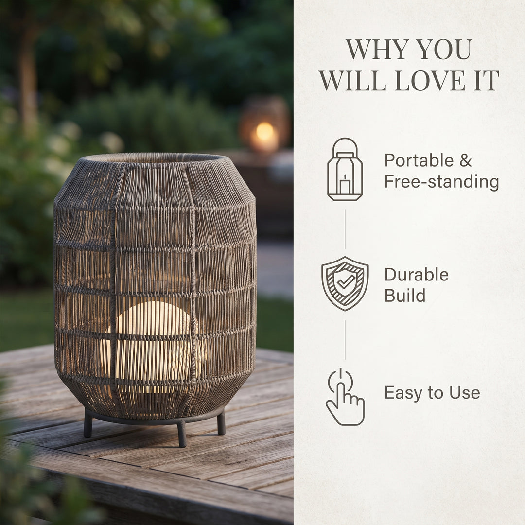 Frei Outdoor Rope Floor Lamp