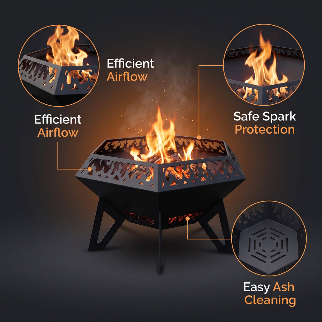 Diamond Outdoor Fire Pits