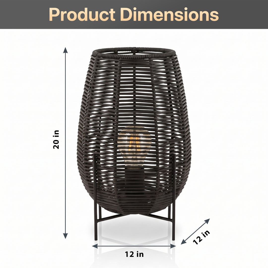 Takei Outdoor Wicker Floor Lamp