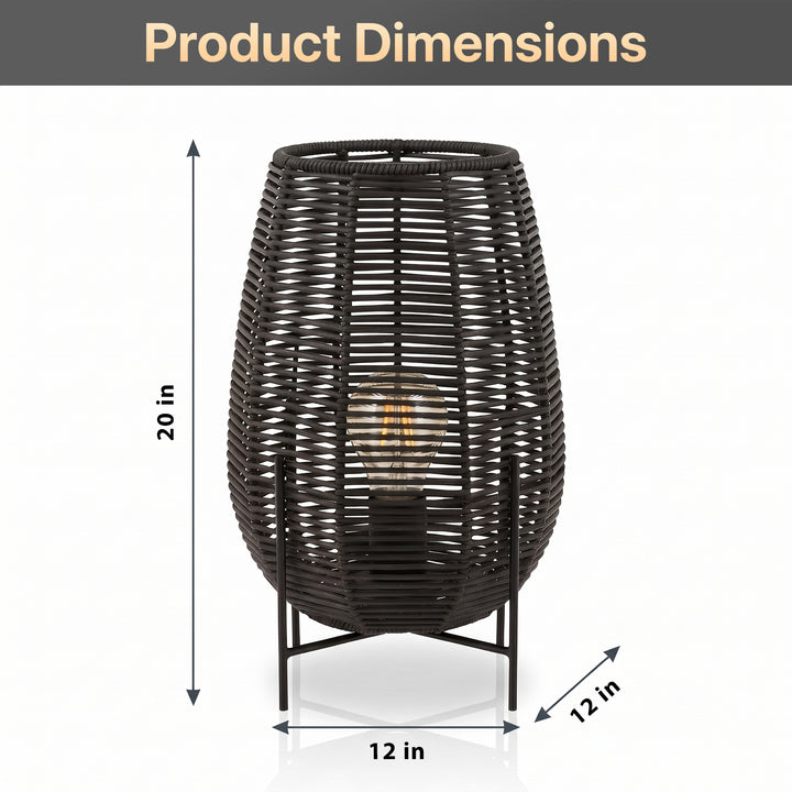 Takei Outdoor Wicker Floor Lamp