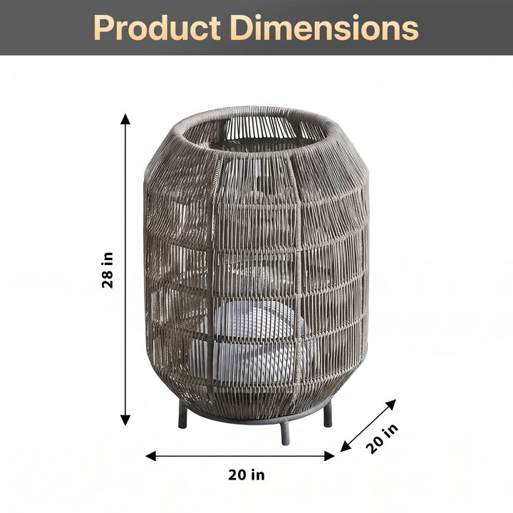 Frei Outdoor Rope Floor Lamp