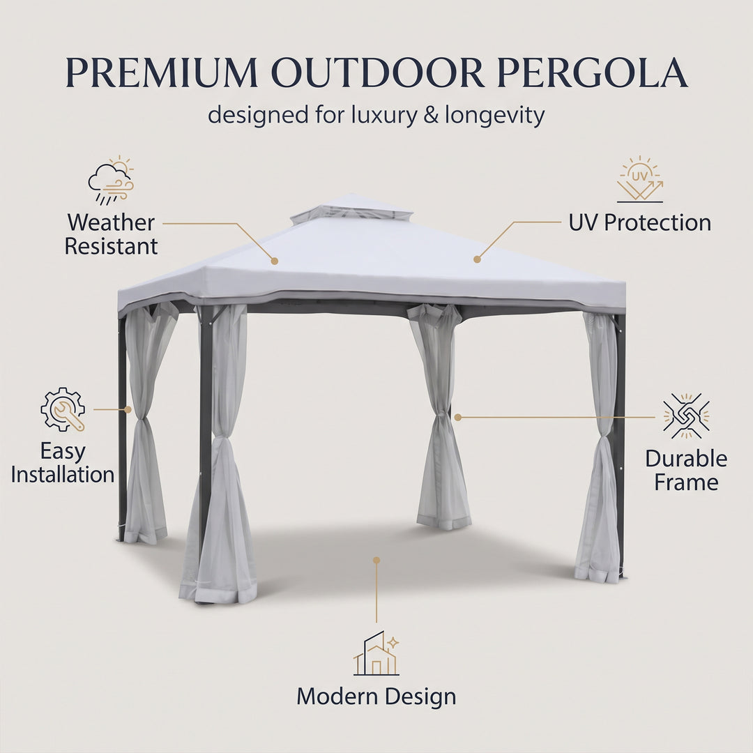 Orlova Outdoor Gazebo For Garden,Terrace