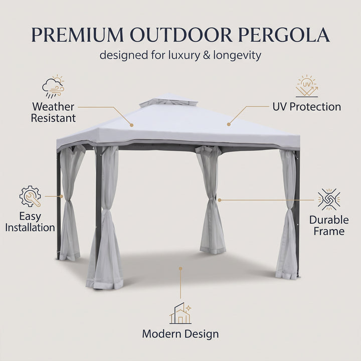 Orlova Outdoor Gazebo For Garden,Terrace