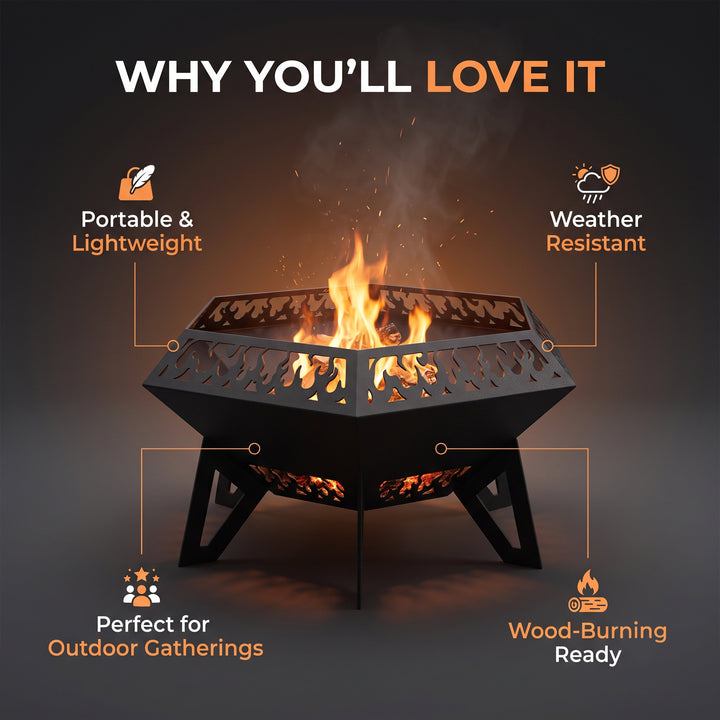 Diamond Outdoor Fire Pits