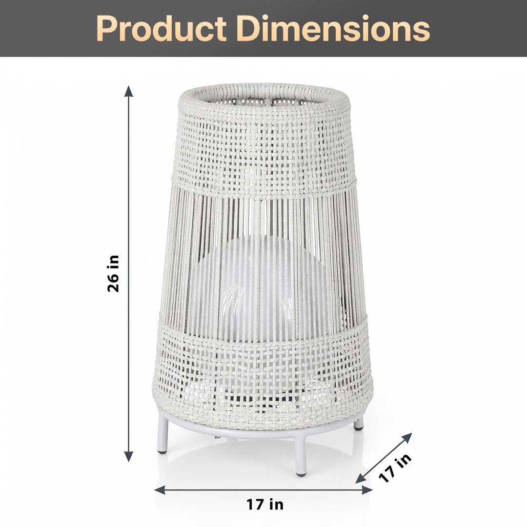 Elsie Outdoor Rope Floor Lamp