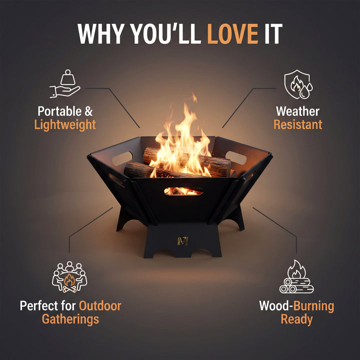 Hexa Outdoor Fire Pits