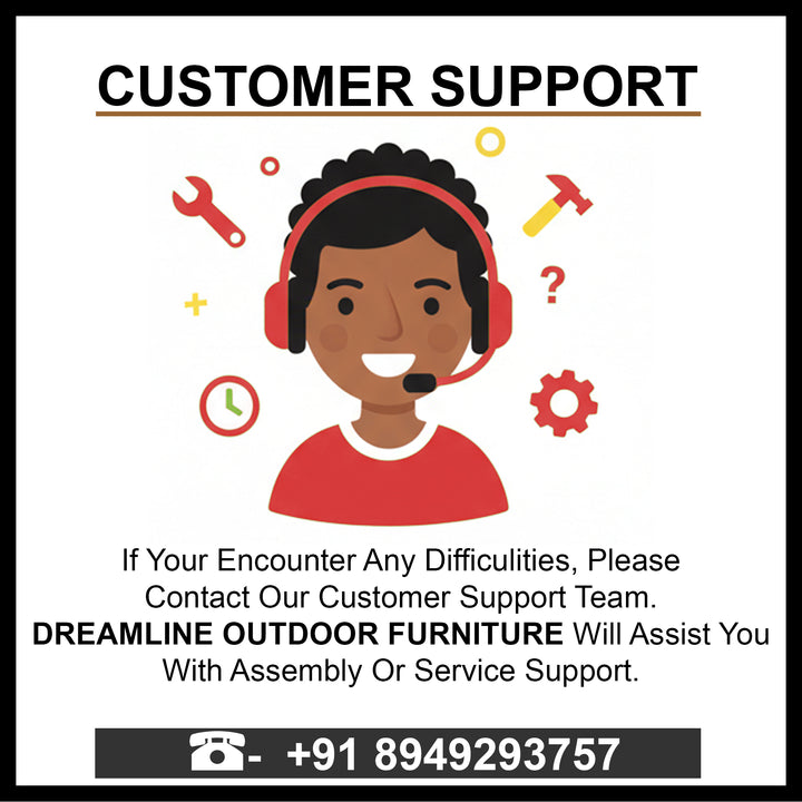 Athan Outdoor Garden Balcony Sofa Set 2 Seater , 2 Single Seater 1 Center Table Set (Dark Grey) Braided and Rope