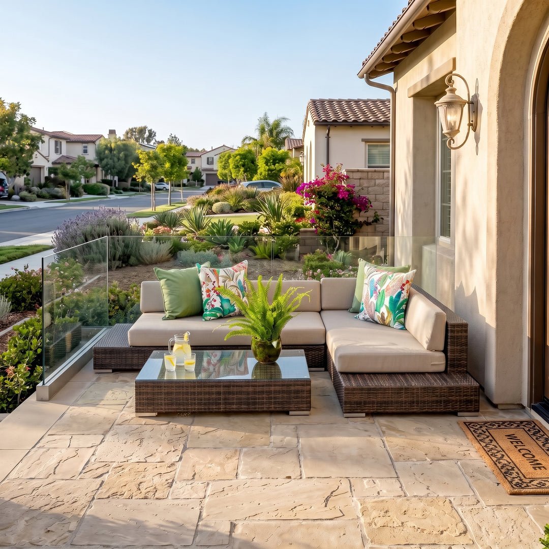 Alison Outdoor Sofa Set 2 Seater Right Sofa, 2 Seater Left Sofa and 1 Center Table