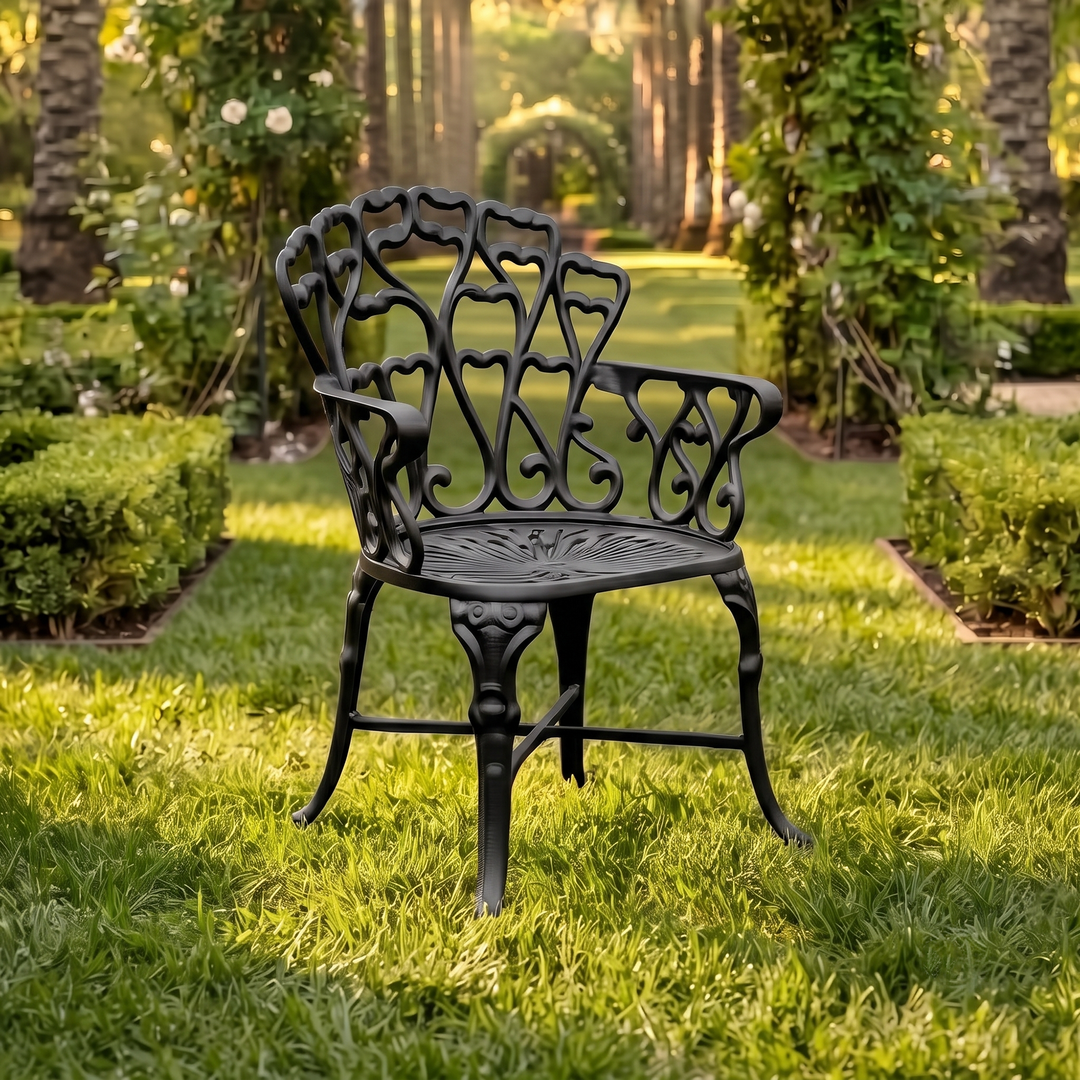 Poli Cast Aluminium Garden Patio Single Seater Chair