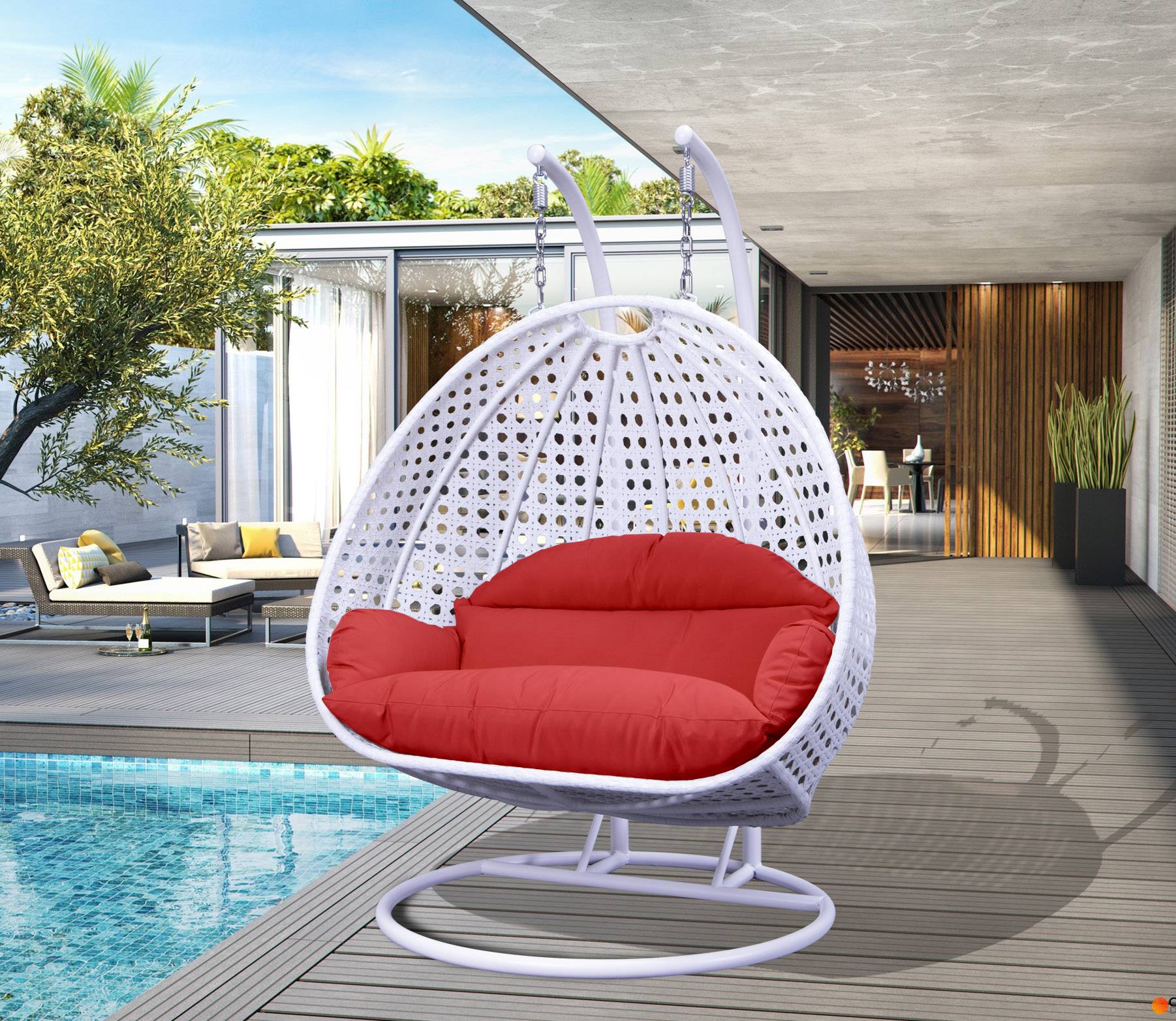 Double garden 2024 swing seat