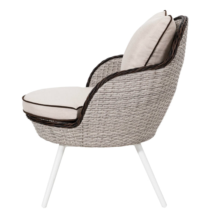 Ramira Outdoor Patio Seating Set 2 Chairs and 1 Table Set (Beige)