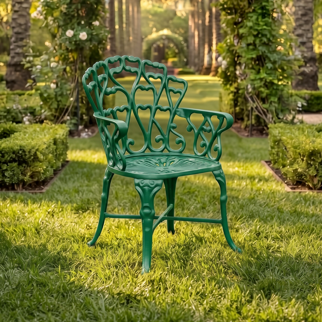 Poli Cast Aluminium Garden Patio Single Seater Chair