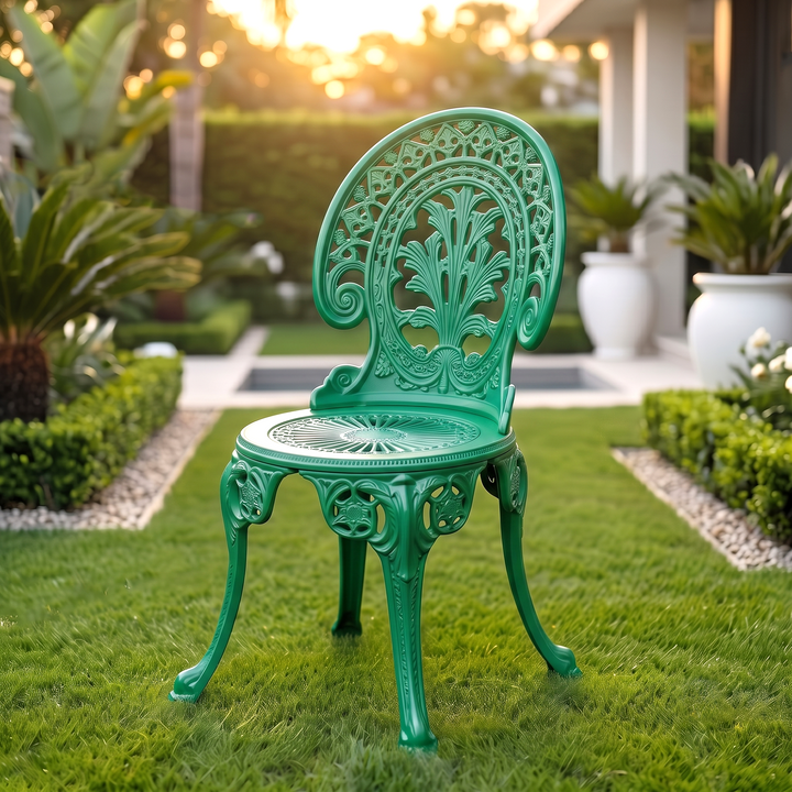 Zenck Cast Aluminium Garden Patio Single Seater Chair