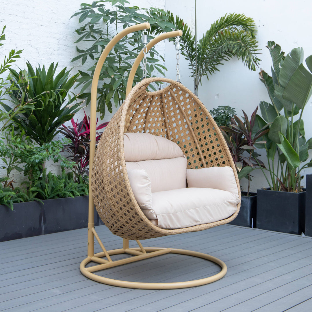 Garden Double Chaise Lounge Swing Nilkamal Leisure Seater Garden