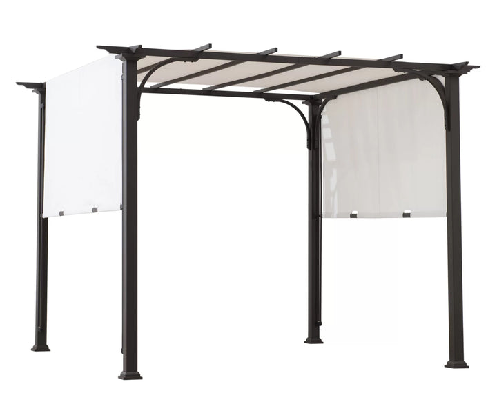 Briana Outdoor Pergola For Garden,Terrace (Black)