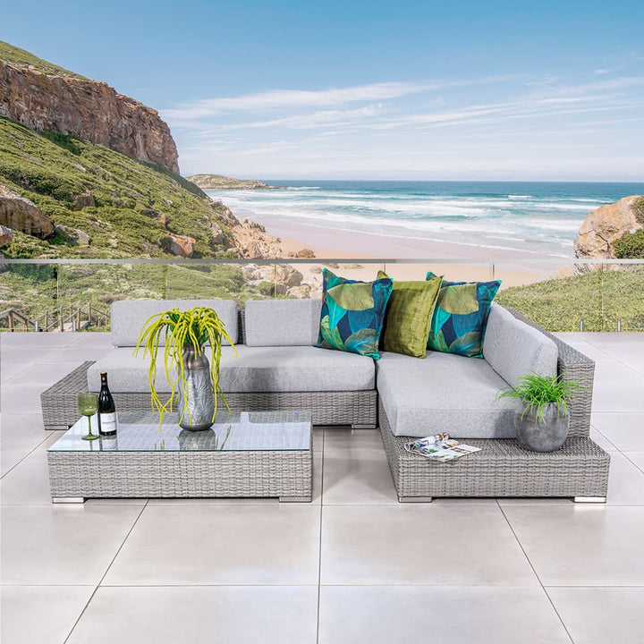 Alison Outdoor Sofa Set 2 Seater Right Sofa, 2 Seater Left Sofa and 1 Center Table