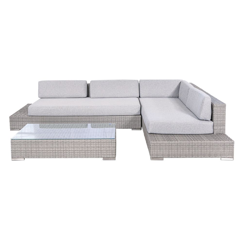 Alison Outdoor Sofa Set 2 Seater Right Sofa, 2 Seater Left Sofa and 1 Center Table