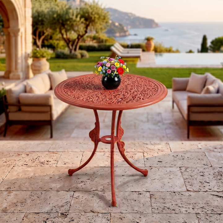 Silvia Cast Aluminium Garden Patio 1 Table Set