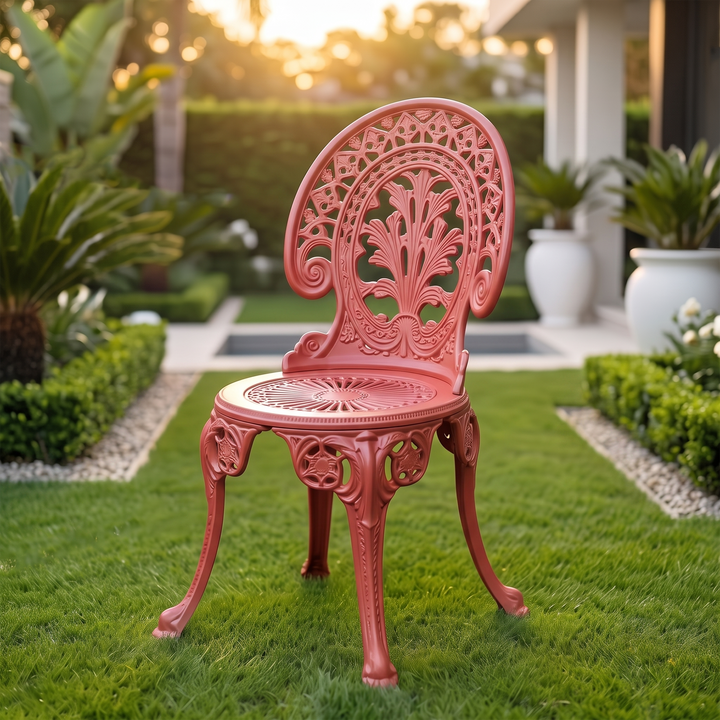 Zenck Cast Aluminium Garden Patio Single Seater Chair
