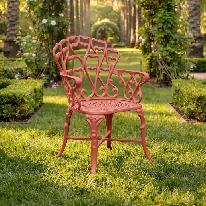 Poli Cast Aluminium Garden Patio Single Seater Chair
