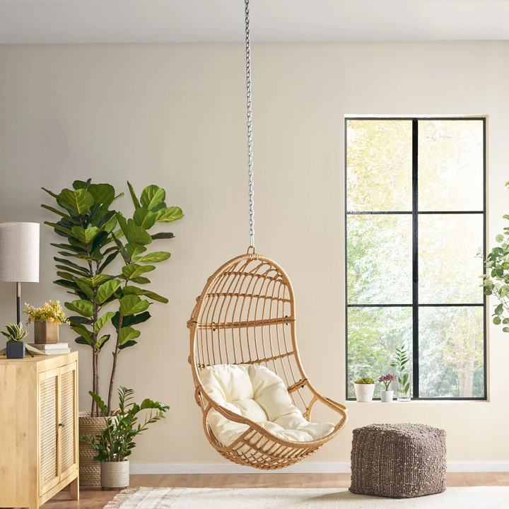 Fernán Single Seater Hanging Swing Without Stand For Balcony, Garden Swing